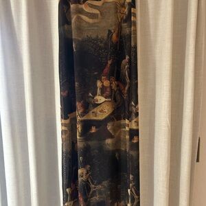Zara Artistic Print Maxi Dress